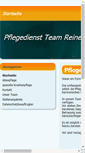 Mobile Screenshot of pflegedienst-teamreinert.de